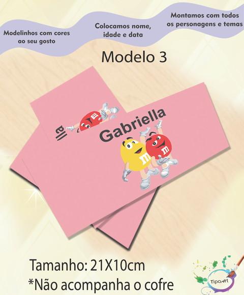 Rotulo Cofre -m&m