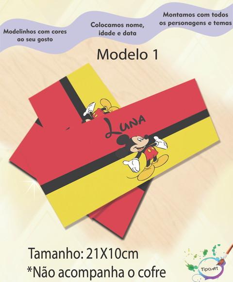 Rotulo Cofre -mickey