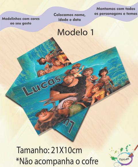 Rotulo Cofre -os Croods
