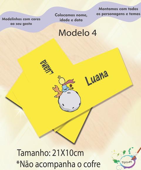 Rotulo Cofre -pequeno Príncipe
