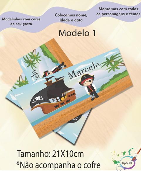 Rotulo Cofre -piranta