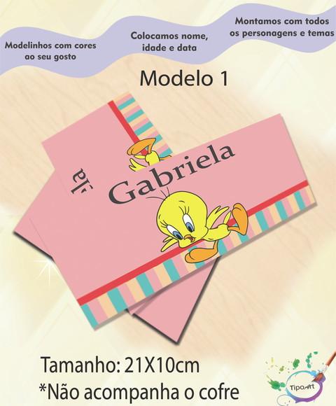 Rotulo Cofre -piu Piu
