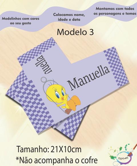 Rotulo Cofre -piu Piu