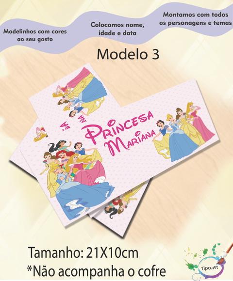 Rotulo Cofre -princesas