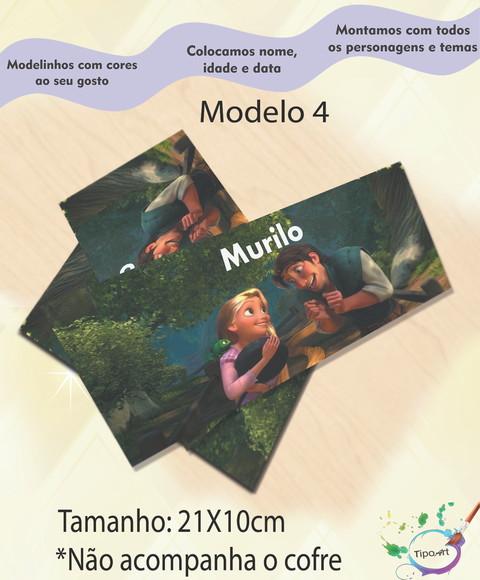 Rotulo Cofre -rapunzel