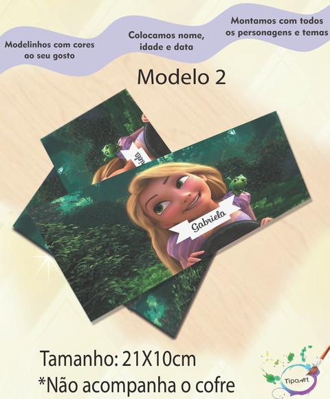 Rotulo Cofre -rapunzel