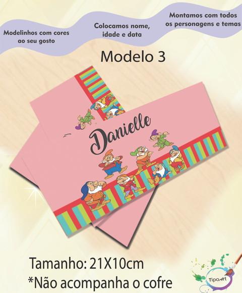 Rotulo Cofre -sete Anões