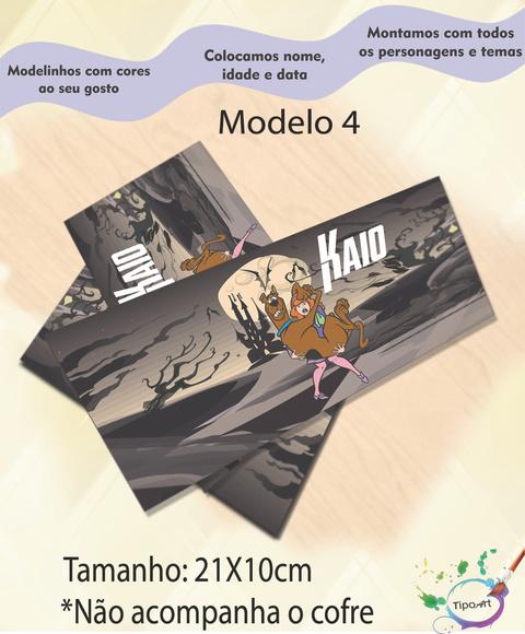 Rotulo Cofre -scooby Doo