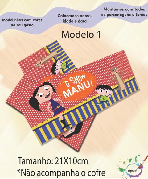 Rotulo Cofre -show da Luna