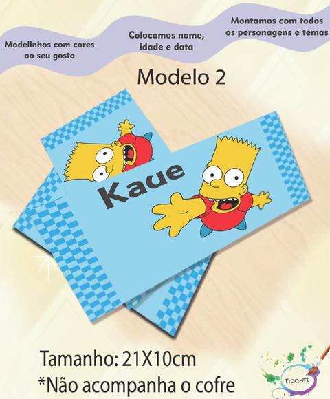 Rotulo Cofre -simpson