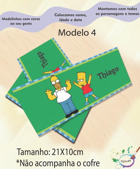 Rotulo Cofre -simpson