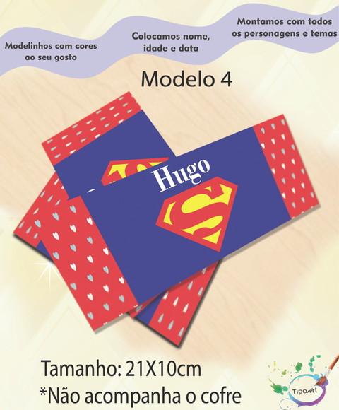 Rotulo Cofre -super Homem