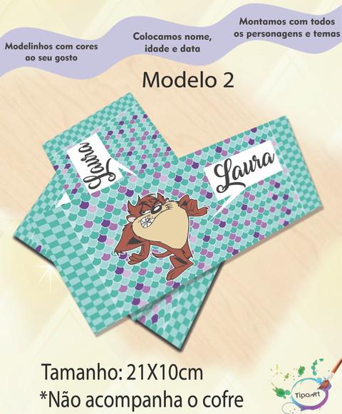 Rotulo Cofre -taz Mania