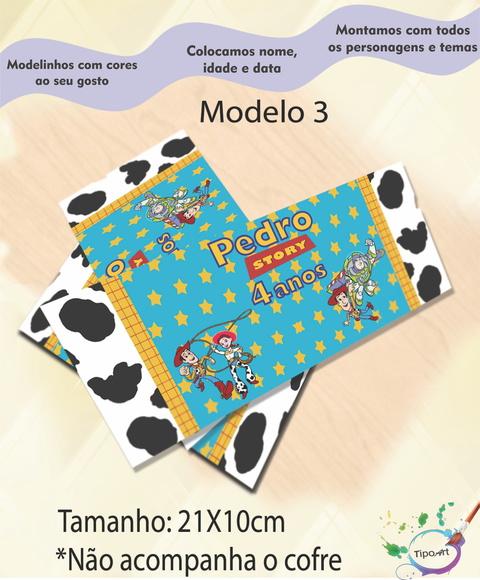 Rotulo Cofre -toy Story