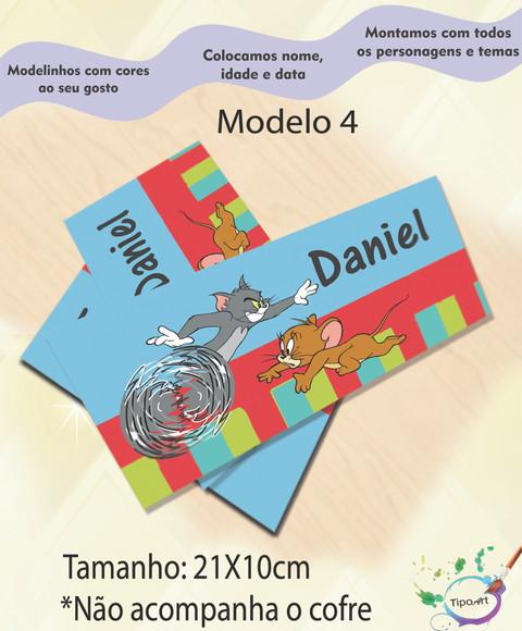 Rotulo Cofre -tom e Jerry