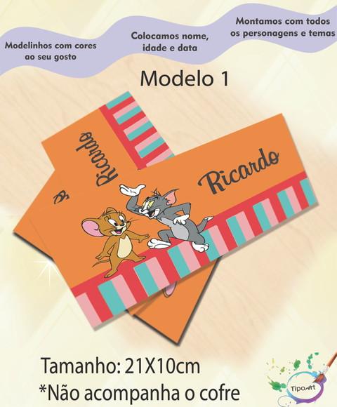 Rotulo Cofre -tom e Jerry
