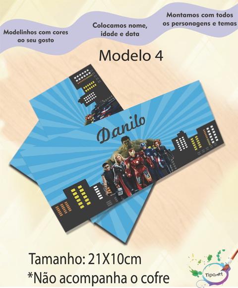 Rotulo Cofre -vingadores