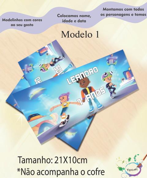 Rotulo Cofrinho-jogo Pkxd