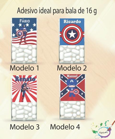 Rotulo de Bala -capitão America