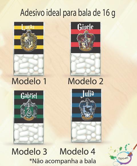 Rotulo de Bala -brasões Harry Potter