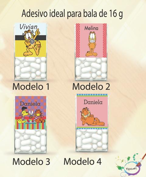 Rotulo de Bala -garfield