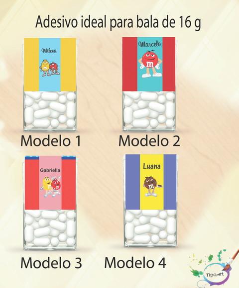 Rotulo de Bala -m&m