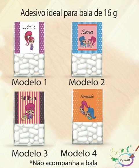 Rotulo de Bala -shimmer Shine