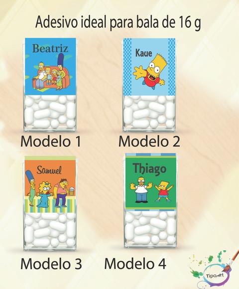 Rotulo de Bala -simpson