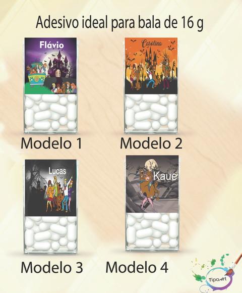 Rotulo de Bala -scooby Doo