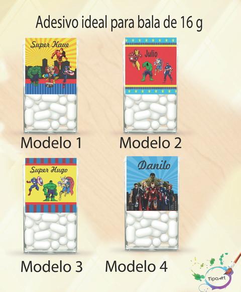 Rotulo de Bala -vingadores