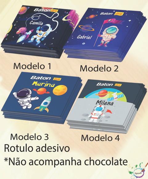 Rotulo de Baton-astronauta