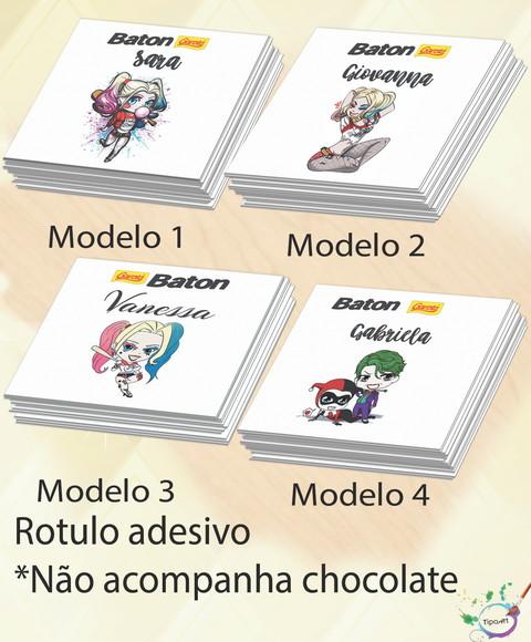 Rotulo de Baton-arlequina