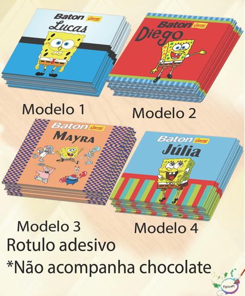 Rotulo de Baton-bob Esponja