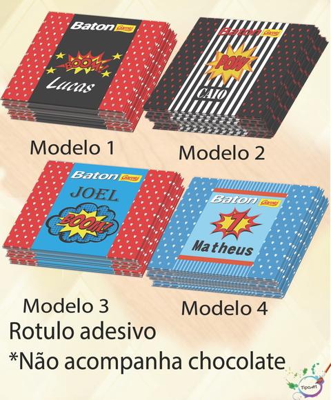 Rotulo de Baton-bomba