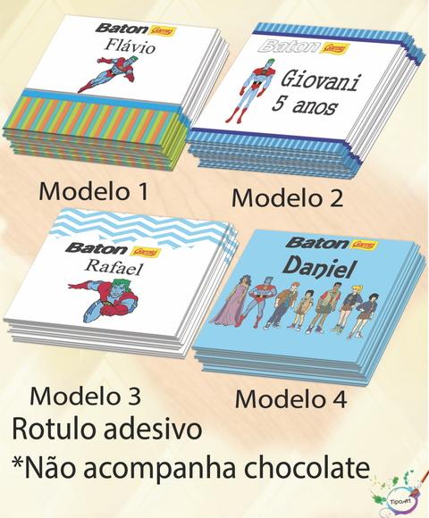 Rotulo de Baton-capitão Planeta