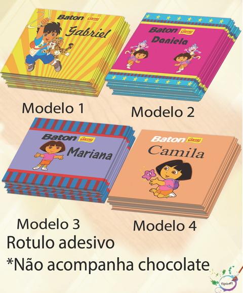 Rotulo de Baton-dora Aventureira