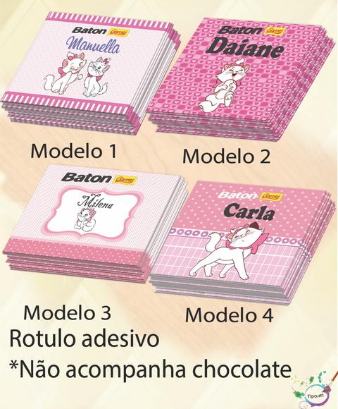 Rotulo de Baton-gatinha Marie