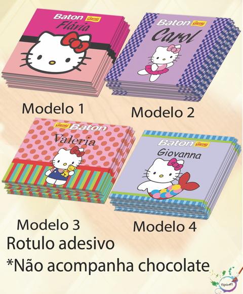 Rotulo de Baton-hello Kitty