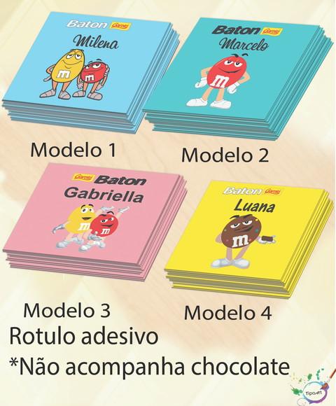 Rotulo de Baton-m&m