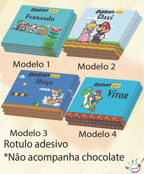 Rotulo de Baton-mario Bros