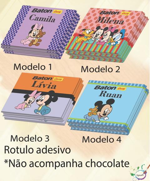 Rotulo de Baton-mickey Baby