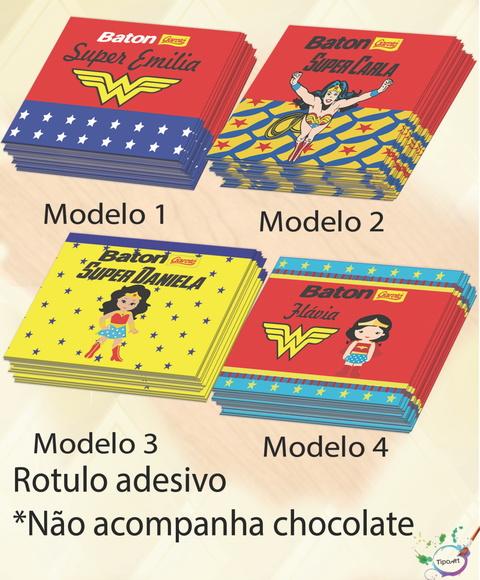Rotulo de Baton-mulher Maravilha