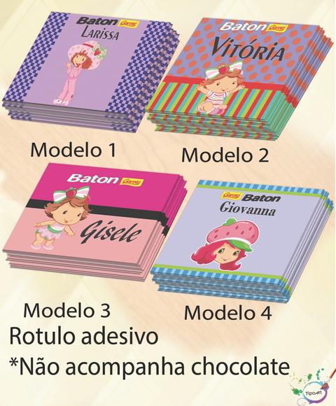 Rotulo de Baton-moranguinho