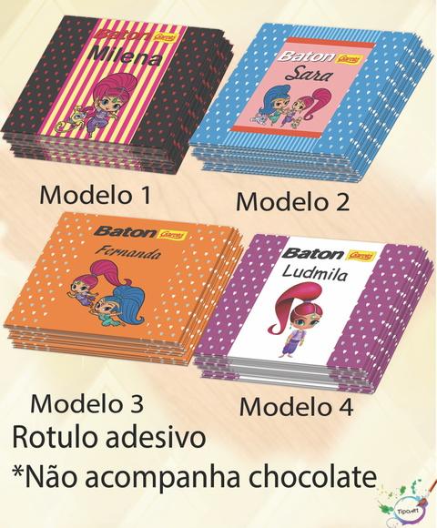 Rotulo de Baton-shimmer Shine