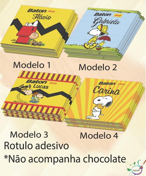 Rotulo de Baton-snoopy