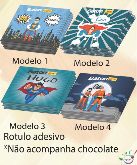 Rotulo de Baton-super Heroi