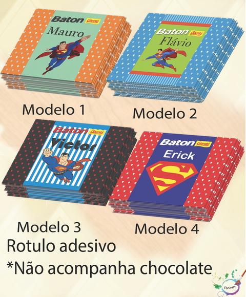 Rotulo de Baton-super Homem