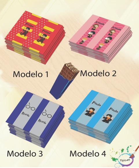 Rotulo de Chocolate-harry Potter-modelo 1