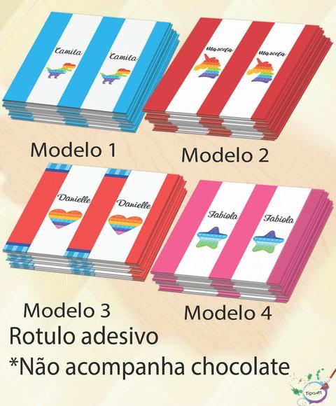 Rotulo de Chocolate-pop Fidget