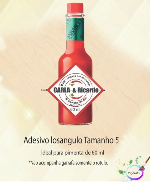 Rótulo de Pimenta